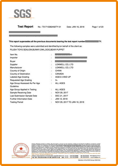 Rapport de test