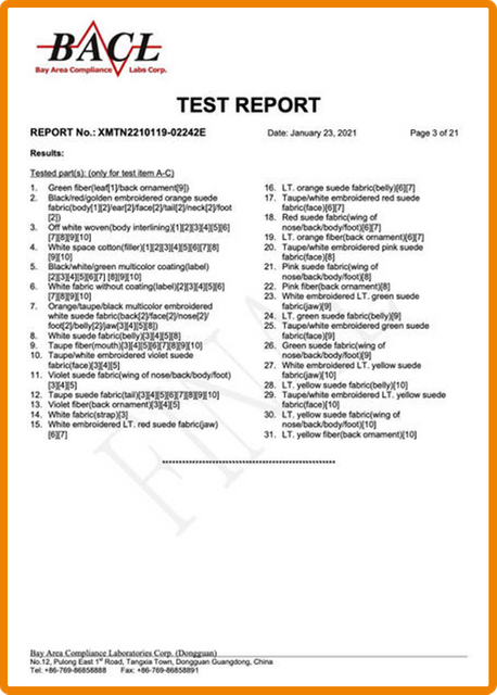 Rapport de test